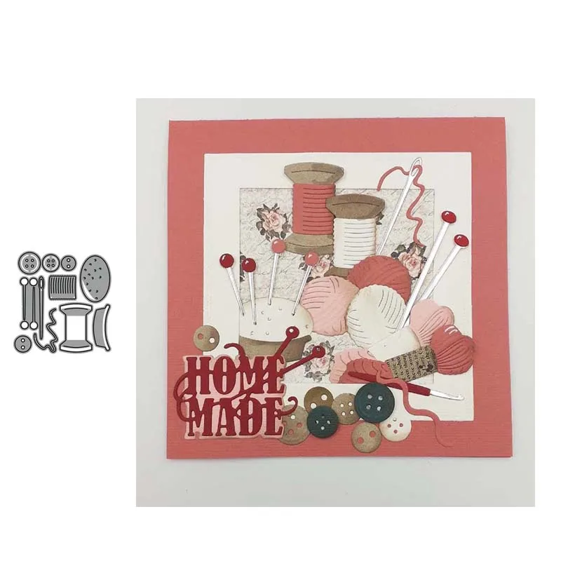 Металлические Вырубные штампы инструменты для шитья штамп украшения