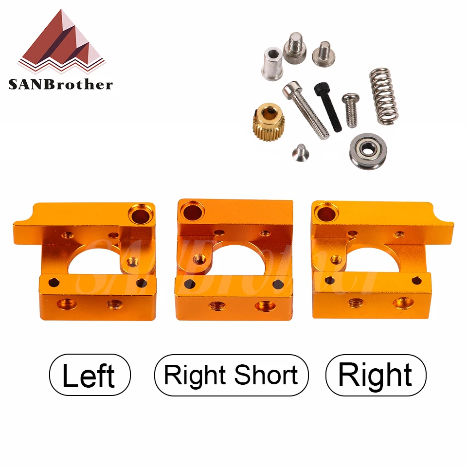 Экструдер MK8 блок из алюминиевого сплава для филамента Makerbot 1 75 мм детали