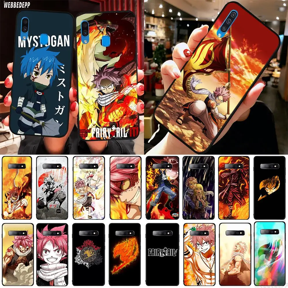 Чехол для телефона из ТПУ с Аниме Манга Фея хвост Samsung Galaxy A10s A20s A30s A40s A50s Note 10 Plus