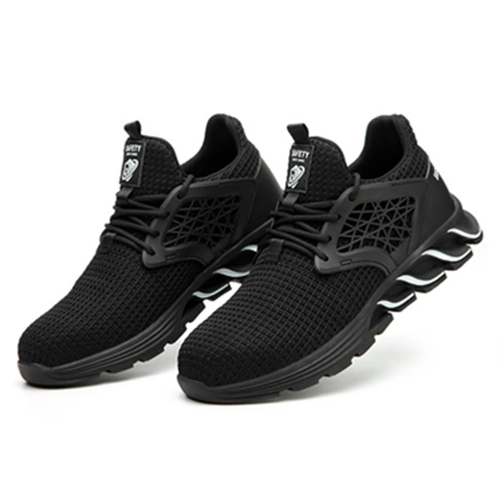 Рабочая страховая обувь мужская европейская стандартная стальная заглушка для