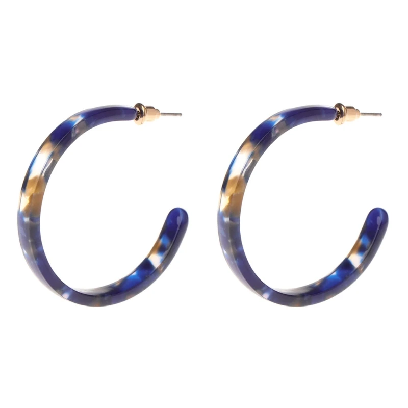 

Newest Acrylic Earrings Multicolor Women Jewelry Ring Hoop Fashion Brincos Gifts