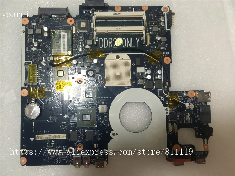 yourui For samsung R503 Laptopmotherboard BA92-05231A BA92-05231B BA41-00960A DDR2 Tested