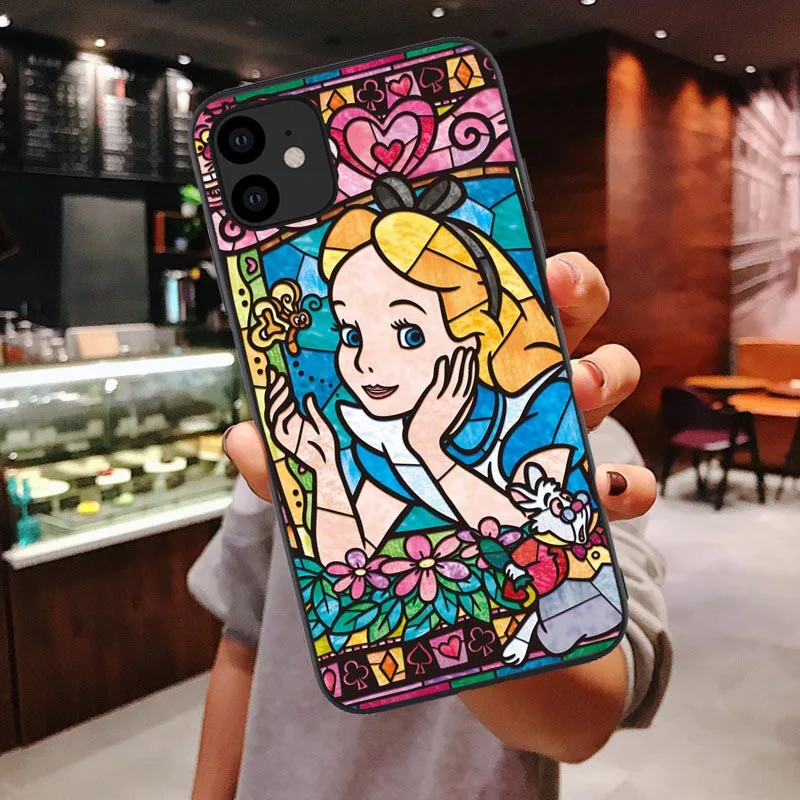 TPU Художественный мягкий чехол для телефона Tinker bells Stitch Белоснежка Принцесса для IPhone X SE 5 5S 6 6S 7 8 Plus XR XS MAX 11 Pro силиконовый чехол - Цвет: TPU
