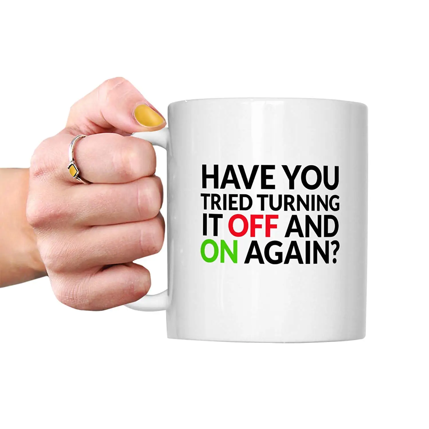 Have You Tried Turning It Off and On Again Mug IT Technician Nerd Geek Computer Wiz Office Worker Mugs | Дом и сад