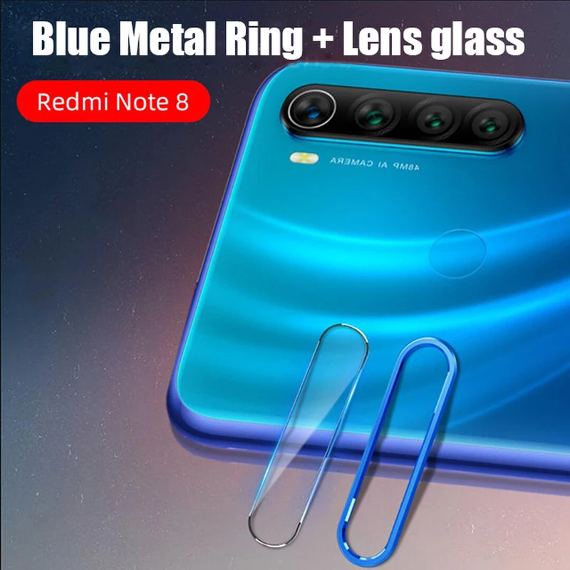 Закаленное стекло+ металлическое защитное кольцо для Xiao mi Red mi Note 8 8T 7 Pro K20 Защитная пленка для объектива камеры для mi 9 9T 8 SE A2 6X