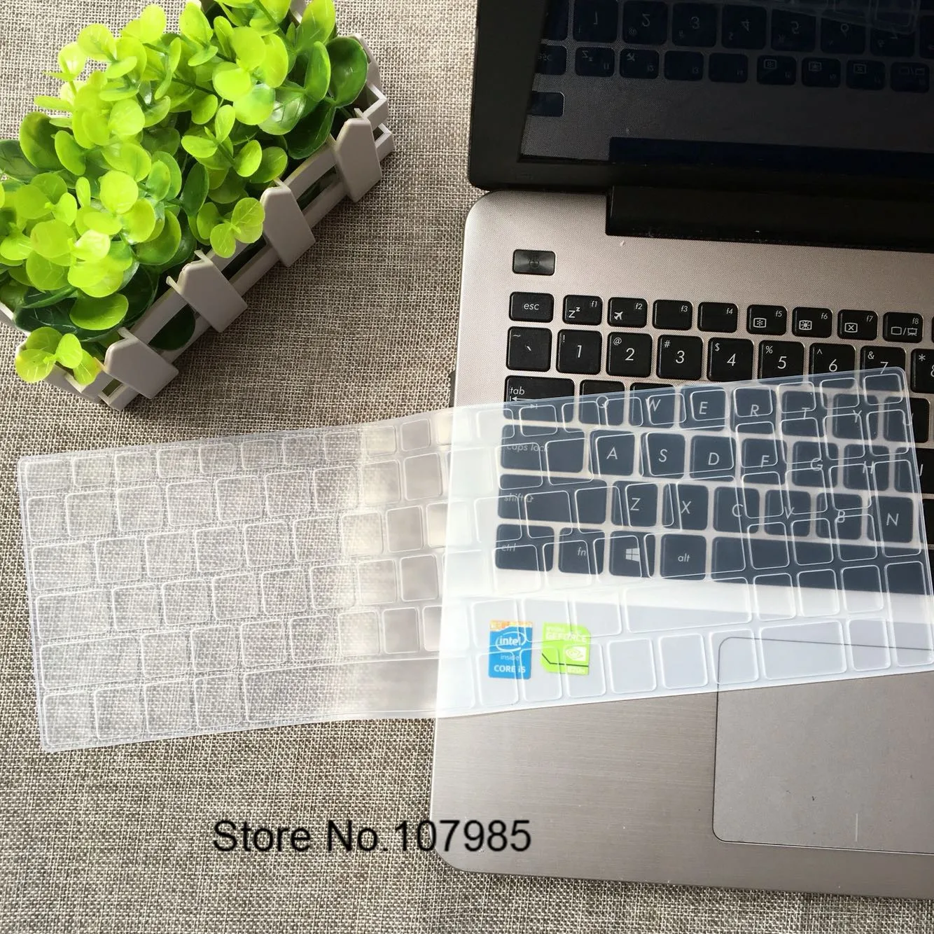 Силиконовый защитный чехол для клавиатуры 15,6 дюймов для acer Aspire E15 E 15 E5-576 V3 V15 E5-553G/575G/Aspire 3 5 7 серии 15 дюймов - Цвет: Clear