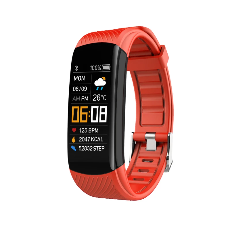 New dip67 waterproof fitness bracelet water sports  tracker blood pressure heart rate pedometer smart watch for ios and android