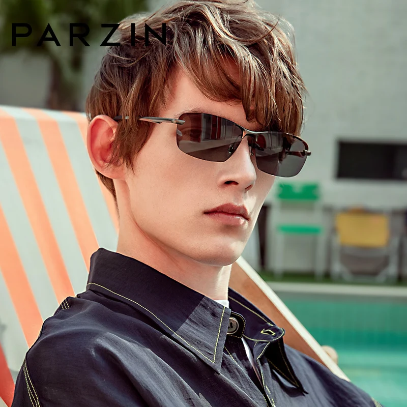 Мужские изменяющие цвет поляризованные очки PARZIN новые высококачественные
