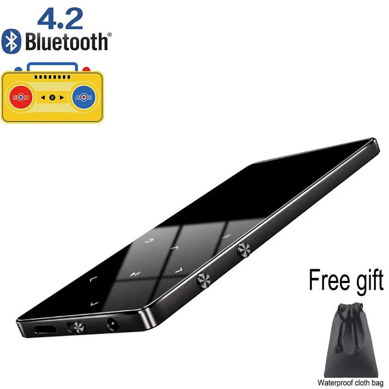 Оригинальный металлический спортивный MP3 плеер с Bluetooth портативный аудио Built in