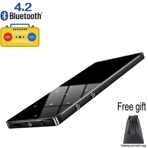 Оригинальный металлический спортивный MP3-плеер с Bluetooth, Портативный аудиоплеер со встроенным динамиком, радио, электронная книга, цифровой диктофон, музыкальный проигрыватель