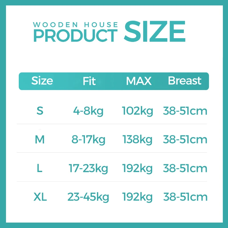 

Reflective Dog Safe Vest Harness Breathable Adjustable Comfort No Pull Dog Leash Vest For Small Medium Dogs Outdoor 4 Size