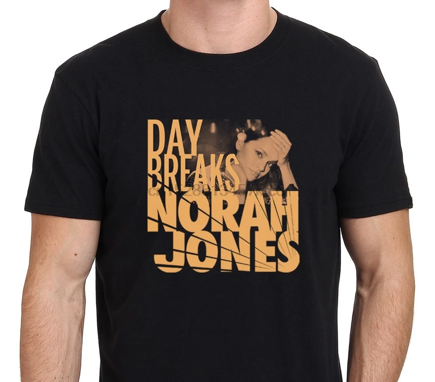 2017 Новинка Norah Jones Day Breaks Tour2017 Дизайнерская мужская футболка из 100% хлопка летние