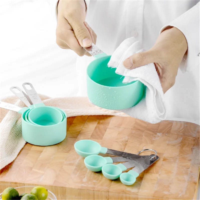 

4/8Pcs Kitchen Accessories Measuring Spoons Set Measuring Cup Cake Tools Measuring Cups Baking Accessories Kitchen Gadget Sets
