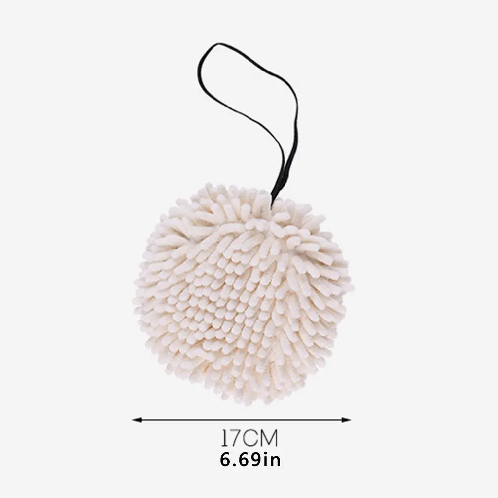 

Hanging Hand Rubbing Ball Towel And Hand Towel Thick And Cute Strong Water Absorption And Rapid Evaporation