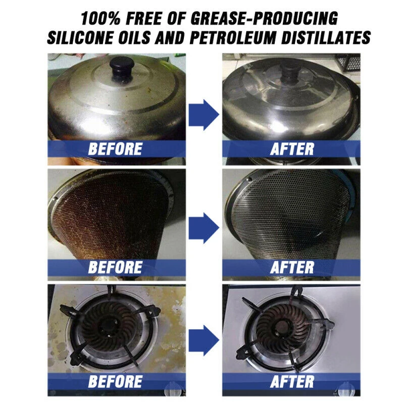 

30ml Cleaning Bubble Spray Kitchenware Descaling Detergent Bubble Cleaner for Home Kitchen Oil Rust Remover Foam Grease Cleaner