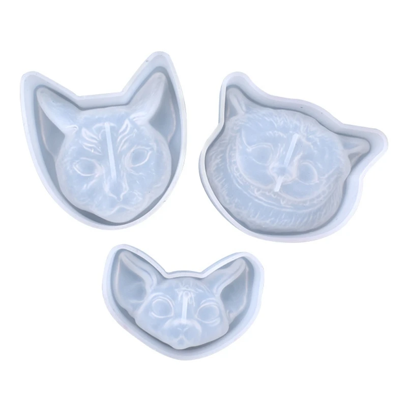 

DIY Animal Head Decorations Silicone Mould Crafts Jewelry Ornaments Casting Tool Crystal Epoxy Resin Mold