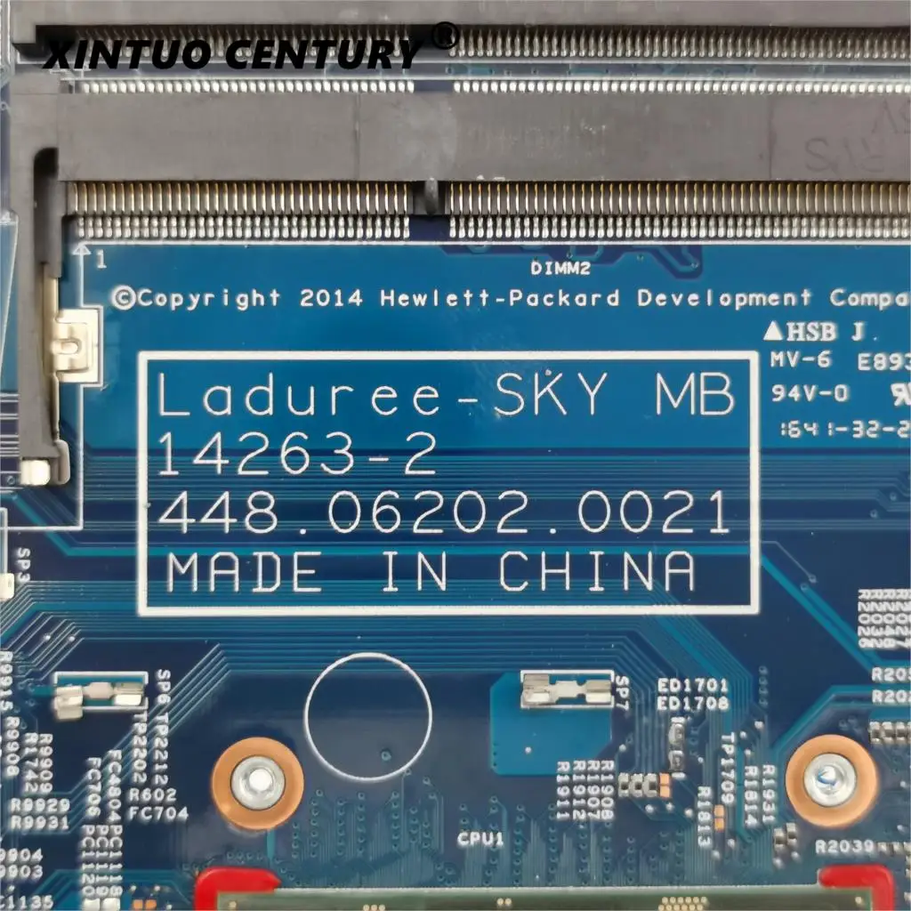 

For HP X360 15-W 15-BK Series Laptop Motherboard With SR2EU i3-6100U 14263-2 448.06203.0021 860592-601 860592-001 100% Tested