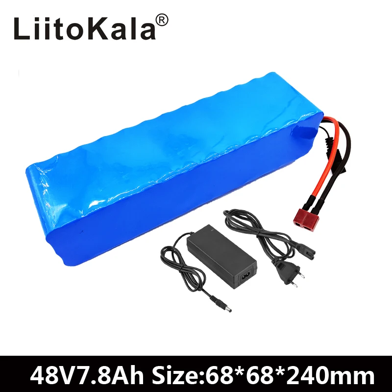 

LiitoKala 48V 7.8ah 13s3p High Power 18650 Battery Electric Vehicle Electric Motorcycle DIY Battery BMS Protection+2A Charger