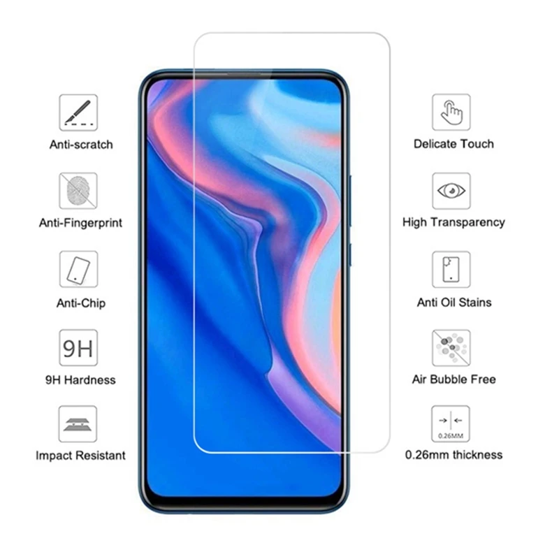 2 шт./лот для Huawei P Smart Z Защитное стекло экрана защитное закаленное Y9 Prime 2019 SmartZ