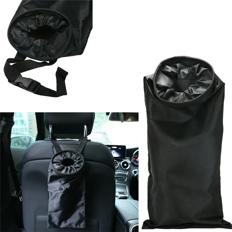 

38X18cm Car Seat Back Rubbish Storage Bag Car Interior Stowing Tidying Dustbin Car Sundries Organizer Pocket Auto Accessories