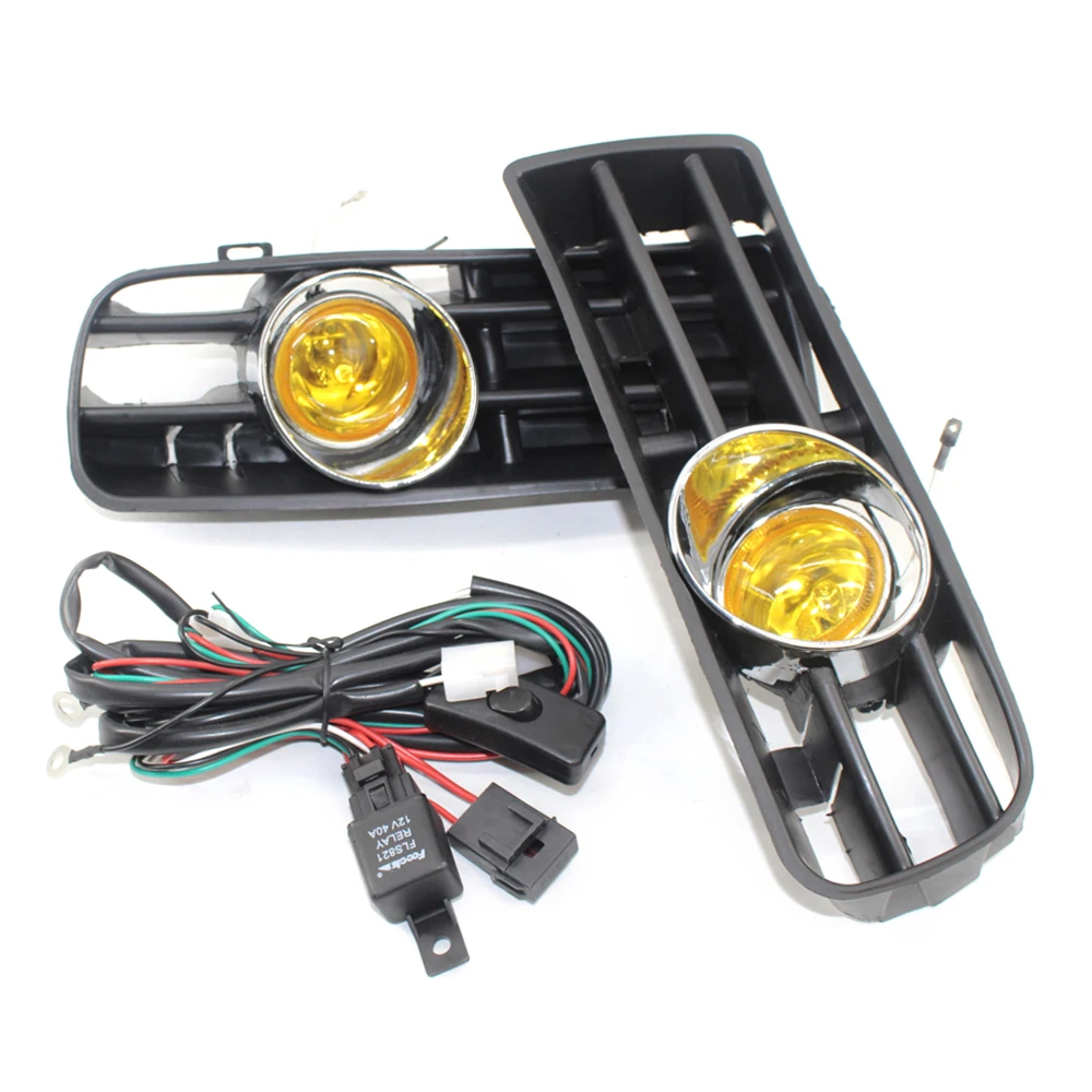 2 шт. огни автомобиля бампер противотуманные решетка переключатель ламп жгут