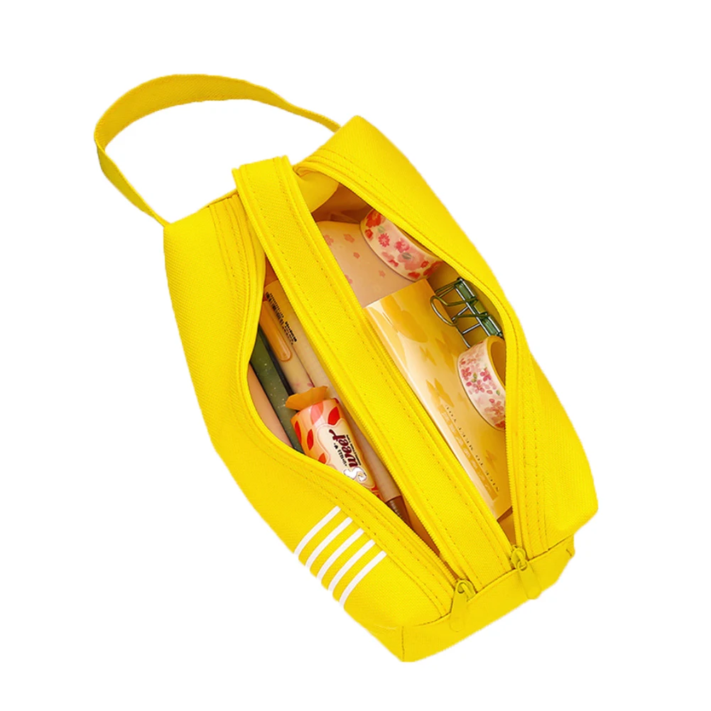 Чехлы карандаши на двойной молнии для девочек косметичка макияжа сумки