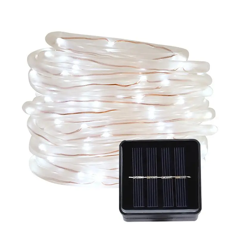 50LED Solar Light Waterproof Fairy Garland Lights String Outdoor Holiday Christmas Party Wedding Solar Lamp Decor