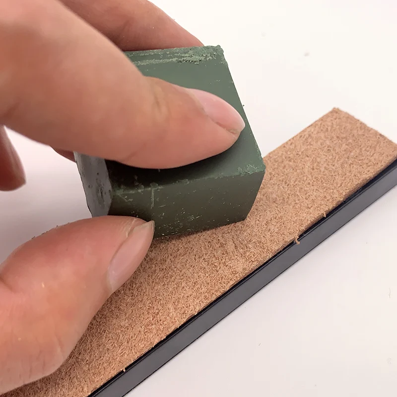 Точилка для кожи полировка тонкая шлифовальная зеркальная отражающая заточка