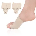 Мягкие нейлоновые Antalgic прокладки для ног, сепаратор для пальцев ног, поддержка стельек, прокладка для большого пальца, вальгусная защита, нюдовые впитывающие прокладки для носков