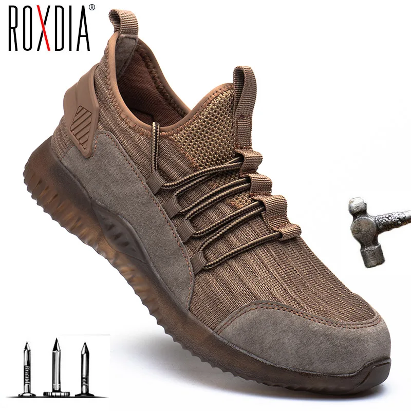 Прямая поставка сверхлегкие мужские защитные туфли со стальным носком дышащие