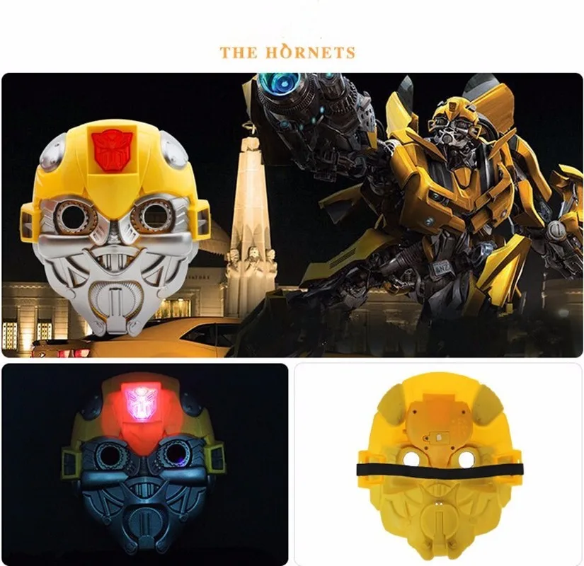 Лидер продаж 10 шт./лот светодиодная маска для головы супергероя