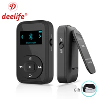 deelife running mp3 play bluetooth with clip armband headphones mini radio music mp 3 players for sports