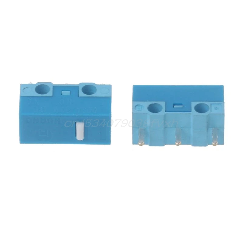 

5Pcs Original HUANO White Dot Blue Shell 0.74N Mouse Micro Switch Silver Alloy Contacts 20 Millions Lifetime B2EA