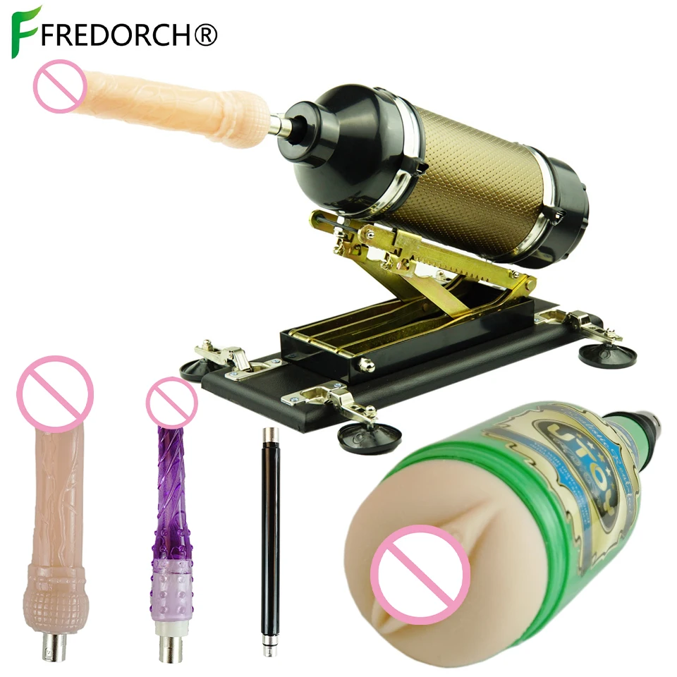 FREDORCHCannon секс машина с мужской мастурбатор чашки и 2 вида фаллоимитаторы