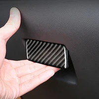 carbon fibre copilot storage box handle decoration sticker interior refit for cadillac xt5 car car styling accessories