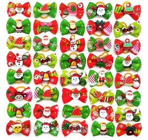 3 шт., Новогодняя повязка на голову для питомцев, милый Тедди, аксессуары для волос на Рождество