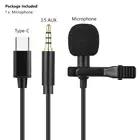 Конденсаторный мини-микрофон USB Type-C, 3,5 мм