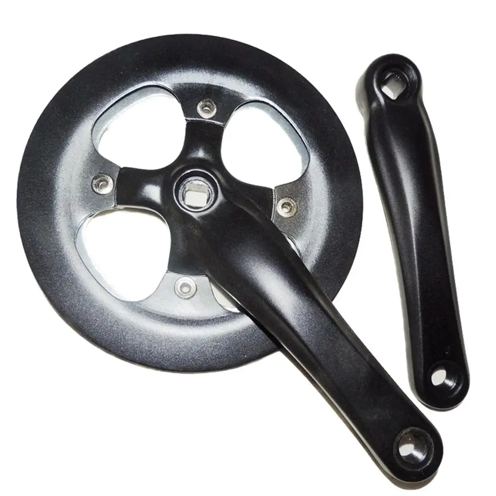 

44T Bicycle Crankset single speed 170mm Fixed Gear crank set Folding bike Aluminum Alloy Sprocket thickness 2.5mm chainwheel