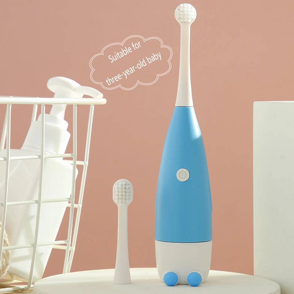 

Детская электрическая зубная щетка, Нежный набор для глубокой очистки зубов, профессиональная безопасная зубная щетка для детей