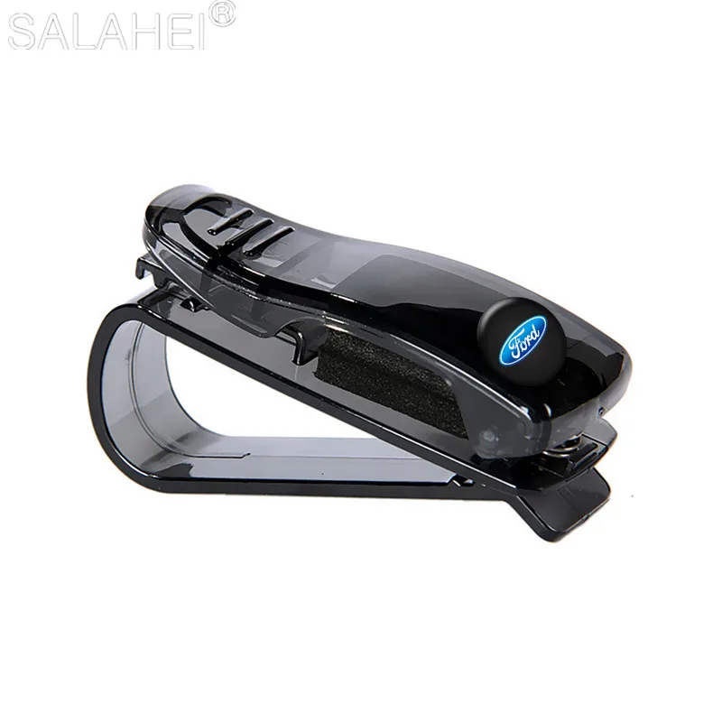 

Car Sun Visor Glasses Card Clip Holder For Ford Focus MK2 MK3 MK8 1 3 Mondeo Kuga Fiesta F150 Edge Ecosport Mustang V6 Explorer