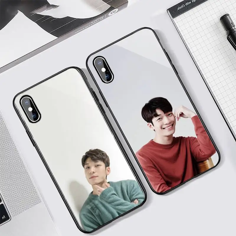 

Ha-Joon Wi Korean actors Phone Case Tempered glass For iphone 6 7 8 plus X XS XR 11 12 13 PRO MAX mini