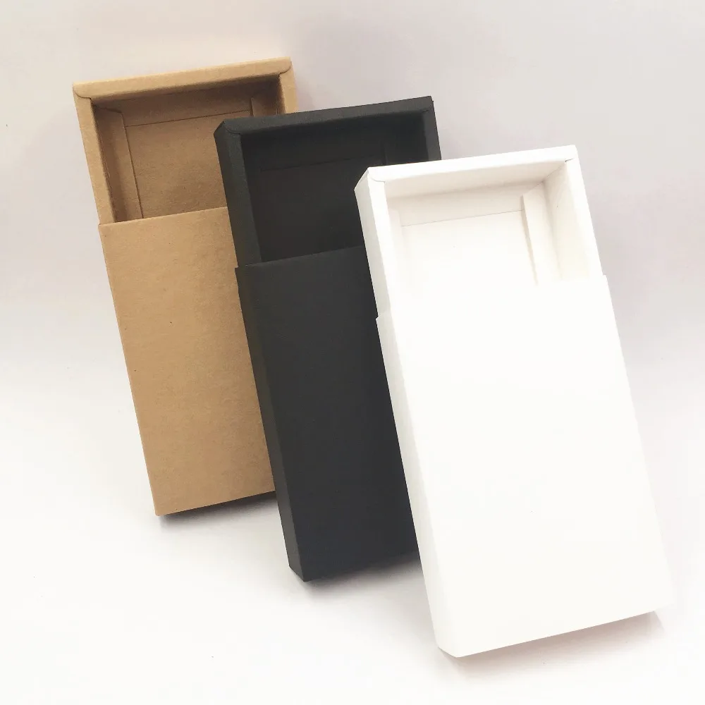 

20pcs Kraft Paper Drawer Boxes Wedding Party Candy Gift Box for Handmade Soap Craft Jewel Packaging