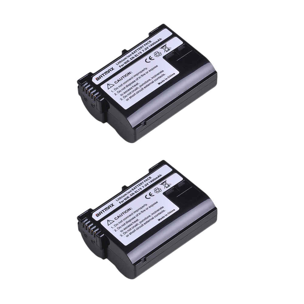 2 battery EN-EL15 RU EL15 ENEL15 Батарея akku для цифровых зеркальных фотокамер Nikon D600 D610 D800 D800E D810 D7000 D7100 D7200 L15 - Цвет: 2 battery