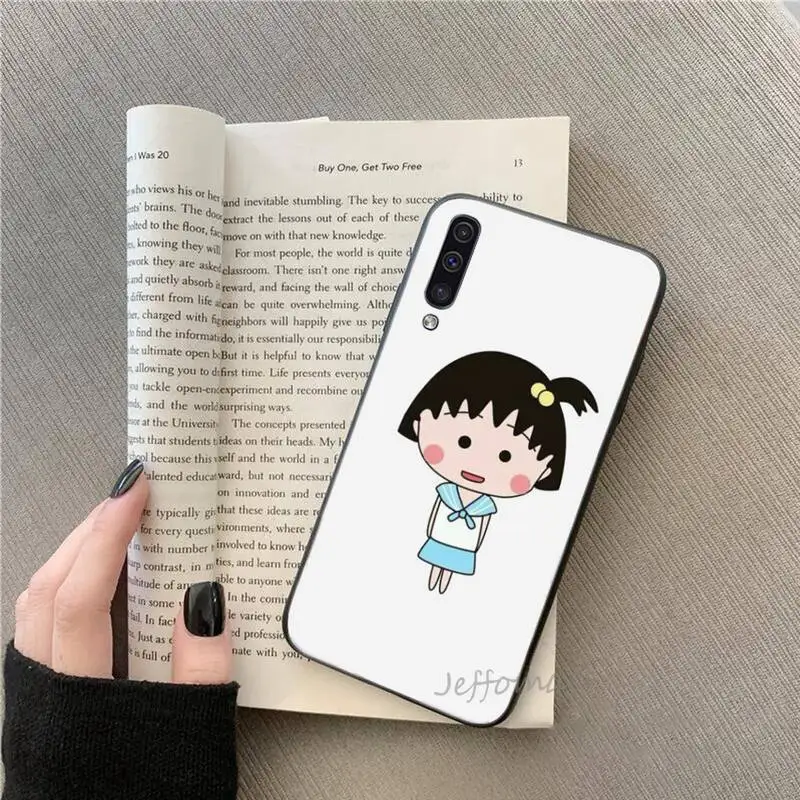 

Chibi Maruko-chan Japan cartoon cute Phone Case For Samsung galaxy S 7 8 9 10 20 edge A 6 10 20 30 50 51 70 note 10 plus