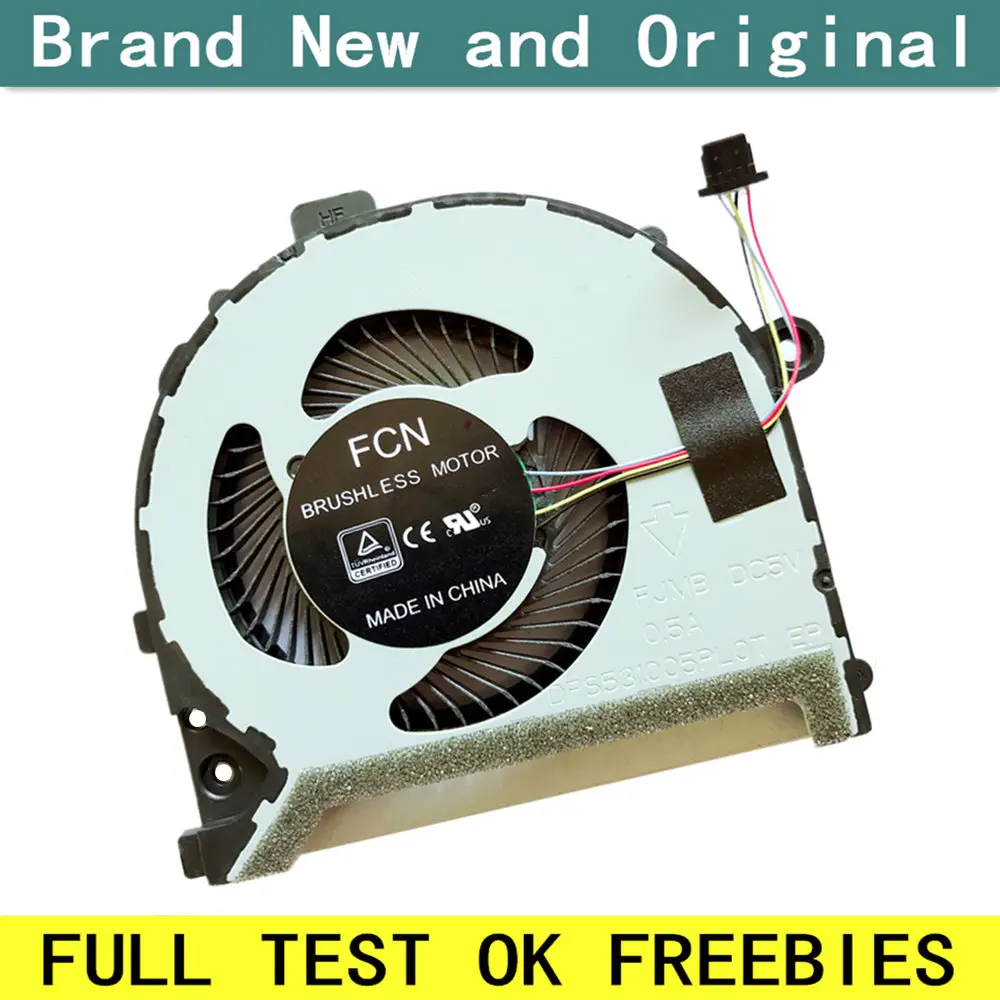 Новый кулер для охлаждения процессора ноутбука Dell Inspiron 5370 0RV0CY CN-0RV0CY fcn DFS531005PL0T FJMB