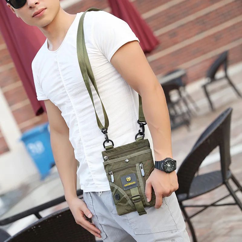 

New multifunctional sports and leisure chest bag men's shoulder bag diagonal bag practical large-capacity sports waist bag