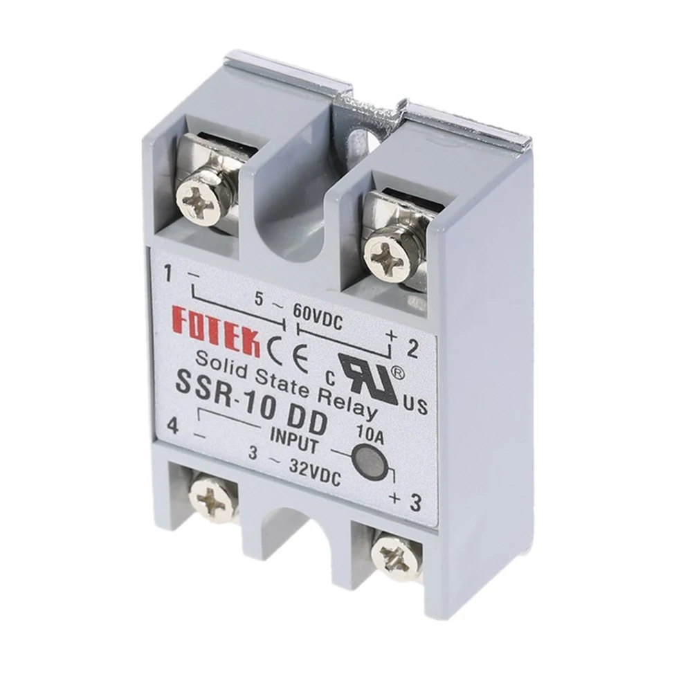 DC Однофазное твердотельное реле SSR 10DD модуль 10A DD входное напряжение 3 32V до 5 60V