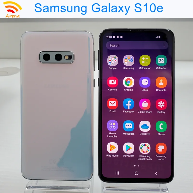 Оригинальный сотовый телефон Samsung Galaxy S10e с двумя Sim-картами G9700 G970FD 【 99% Новый