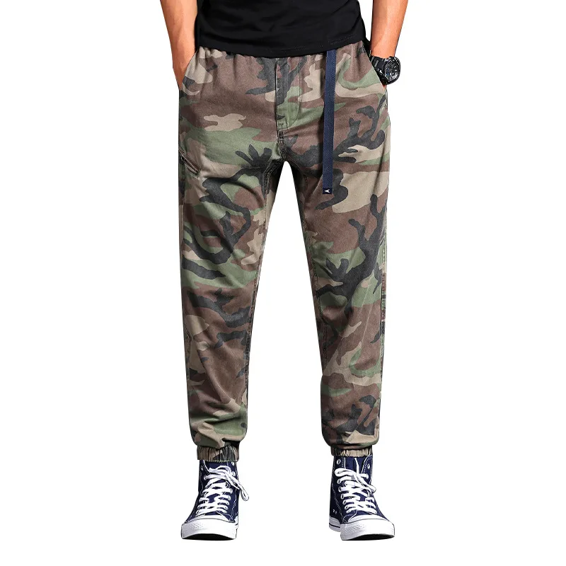 Khaki Casual Pants Men Military Tactical Joggers Camouflage Cargo Pants Multi-Pocket Fashions Black Army Trousers Dropshipping
