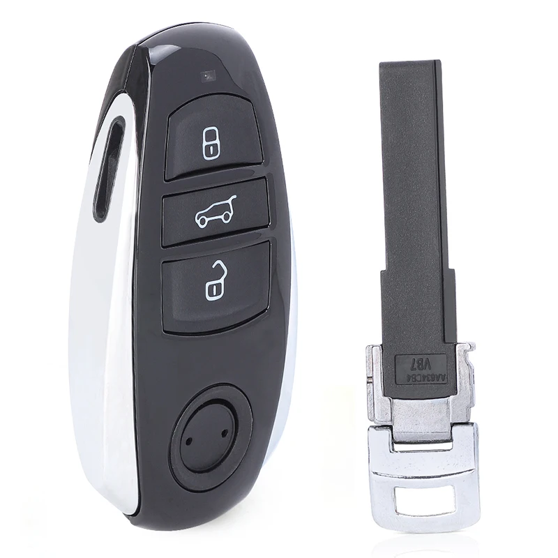 Ключ брелок KEYECU PCF7945AC 315/ 433/ 868 МГц с 3 кнопками для замены смарт карты Volkswagen Touareg 2010